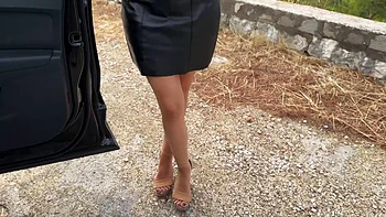 On the road to pleasure with Romy, 34 years old!! - Jacquie et Michel TV