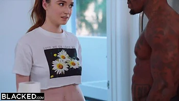 BLACKED -  Impulsive brunette couldn't resist BBC's