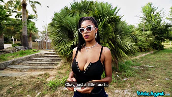 Huge Natural Ebony Boobs Swing