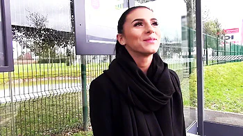 Nelly takes the bus of vice! - Jacquie et Michel TV