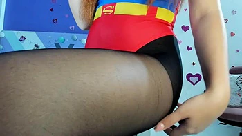 Violet teen nylon tease 23-3: Babe, Chaturbate  Solo Porn