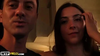 My lovely amateur gf slobbers on my big fat boner