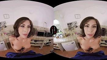 In The Kitchen: Blowjob, Doggy  Cowgirl VR Porn