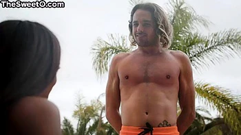 Beautiful horny ebony cuntbanged outdoor