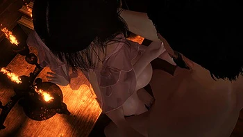 Midnight Anal Standing Fuck on the Desk