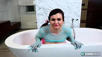 Demmy Gets Blazing Wet - Demmy Blaze - Scoreland