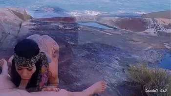 SEX IN PARADISE ASS GIRLFRIEND AMADORA PUBLIC BEACH - SEXDOLL 520