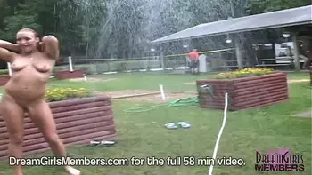 Stripper Games At The Ponderosa Nudist Resort