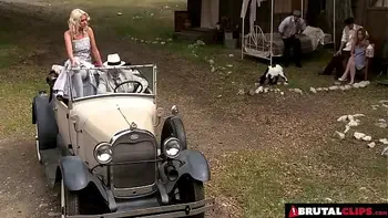 Hot Amber Rayne, Hannah West And Kaci Star In Outdoor Gangbang