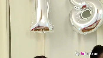 Angie Noir In Is Enjoying This Threesome At Home