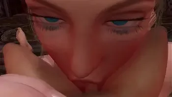 Giant Empress sucks the life out a pure guy's dick (POV)