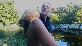 Blonde Slave Tied Up In A Street And Humiliated With A Dildo