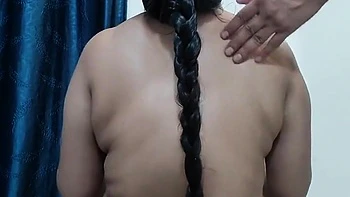 Hair Oiling Braid Fuck With My Girlfriend