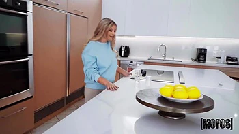 Ellie Tay - Blondie Gets On Her Knees To Deepthroat A White Cock