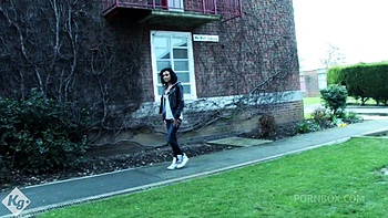 The Inked Asian College Babe Meets A Horny Stud