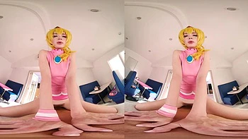 MARIO TENNIS ACES: PRINCESS PEACH A XXX PARODY: Blowjob, Doggy  Cowgirl VR Porn