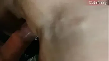 Rubbing pussy then cumming in my panties and pull them up