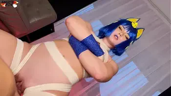 Cosplay Ankha meme 18  real porn version by SweetieFox