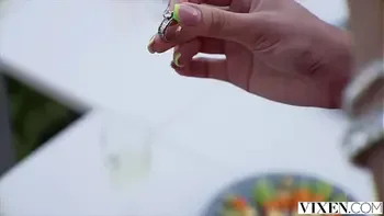 VIXEN Stunning Venera has a wandering eye for strangers