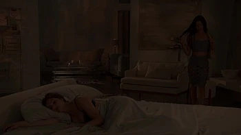 Hot brunette threesome with Kylie Rocket and Leah Gotti, showcasing passion.