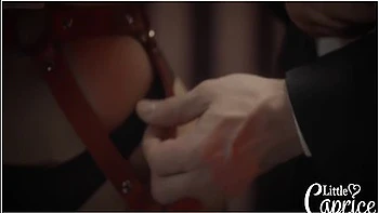 Hot Blonde Lilly Bella Bound And Desperate For Two Big Cocks