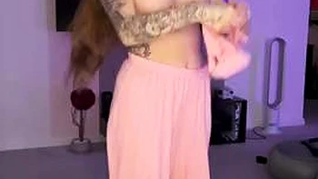 Dirty doll jumps for stud - best solo onanism with big mounds and ass!