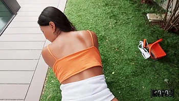 Gets An Ass Pounding By Jordi Riding Reverse Cowgirl With Cristina Miller And Jordi Polla