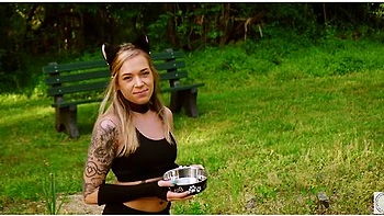 Submissive Babe Rory Knox Gets Tied Up For An Anal Fingering With Ass To Mouth And Piss