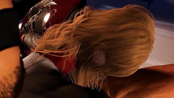 Hot Blonde Chick Sucking Dick: X-ray Blowjob