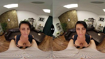 GG Brunette: Blowjob, Cowgirl  Missonary VR Porn
