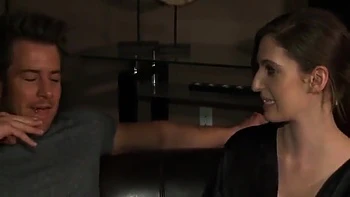 Massaging His Dick With Her Hands And Pussy - Brad Thunders