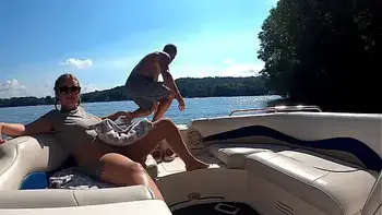 Last few weeks of summer so we had to get in some hot sex on the lake
