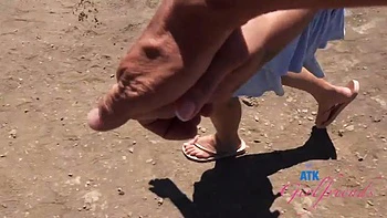 POV Carride and blowjob with the super cute Mira Luv on vacation GFE by ATK Girlfriends: Porn