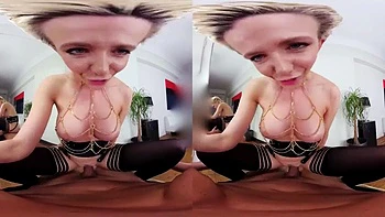 Blonde  Milf: Blowjob, Doggy  Big Tits VR Porn