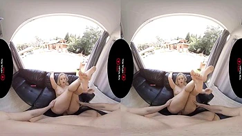 Fuck: Blowjob, Cowgirl  Babe VR Porn