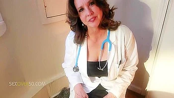 A Sexy Mature Milf Doctor Examines A Young Man And His Curved Cock And Gives Him An Anatomy Lesson Hell Never Forget