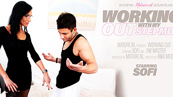 Hot Milf Sofi Works Out With Her Strapping Stepson