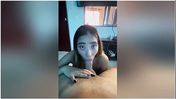 Beatiful Girl Picking Up A Strange In My Motorcycle To Suck His Dick And Swallow His Cum