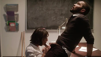 Hot interracial action with Janice Griffith and Mickey Mod in the classroom