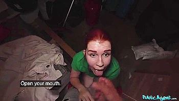 Goes Bareback In A Ginger Public Ride - Kaira Love