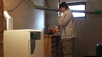 German Stepdad Fucks Tight Teen 18+ Stepdaughter Hardcore Blowjob Cum On Boobs