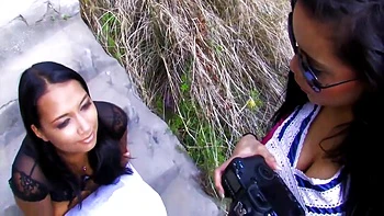 Oldia Paris, Karmen Diaz And Leo Galvez - Sexy Babe Ass Fucking Ass Fingering