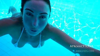 Underwater Anal Fuck Deep Throat Rimming