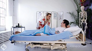 Blonde Porn Babe Gina Varney Is A Hot Horny Nurse Craving Her Patients Big White Cock Balls Deep In Her Wet Pussy