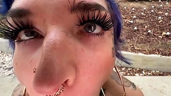 Solid Blowjob & Deepthroat From Badmomtiti