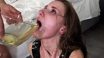 Piss - Drink - Dp Anastasia Mistress Takes 2 Big Cock In Ass