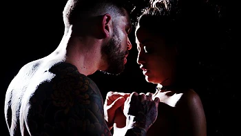 Juan Lucho and Scarlet Rebel in passionate latina cowgirl action