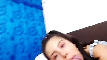 Cute Brunette Young Hookup Amateur Teen 18+ Blowjob