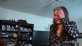 Your Step-Auntie Grace Gives You A Helping Hand with Your Dick Pics