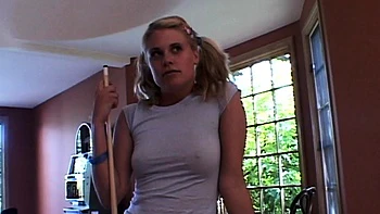 Hot blonde teens going lez